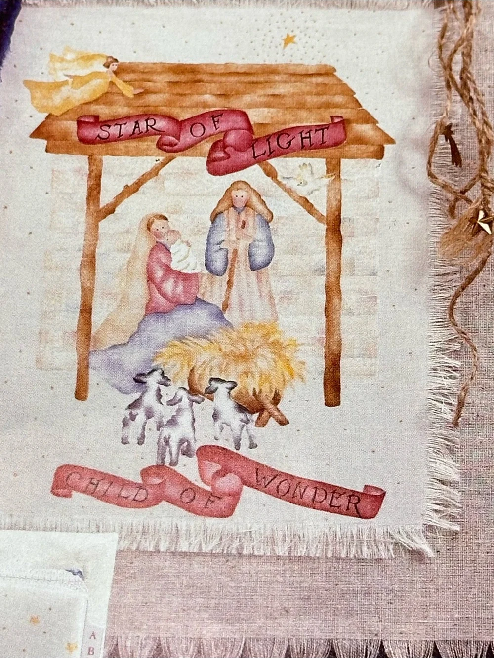 VTG Daisy Kingdom No Sew Applique #19119 Joy Peace Love & #19114 Tis the Season